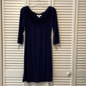 Elegant Navy Blue Women's Dress